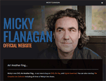 Tablet Screenshot of mickyflanagan.com